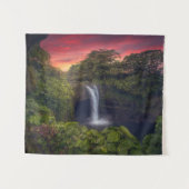 Waterfalls | Rainbow Falls, Hilo, Hawaii Wandkleed (Voorkant (horizontaal))