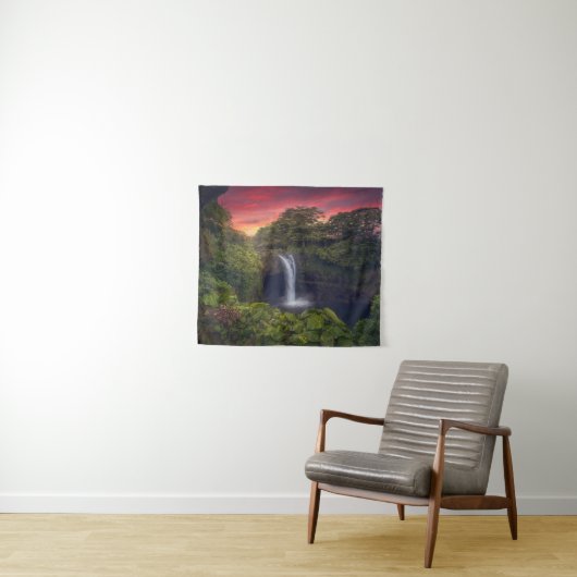 Waterfalls | Rainbow Falls, Hilo, Hawaii Wandkleed (In Situ (horizontaal))