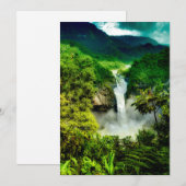 Waterfalls | San Rafael Falls, Ecuador Bedankkaart (Voorkant / Achterkant)