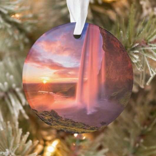 Waterfalls | Seljalandsfoss Waterfall Ornament (Boom)