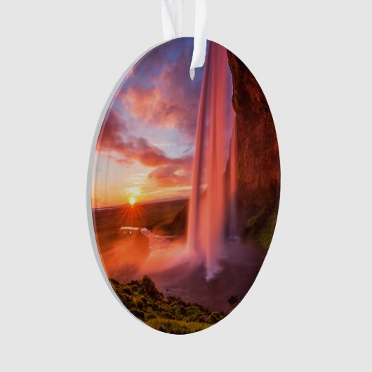 Waterfalls | Seljalandsfoss Waterfall Ornament (voorkant)