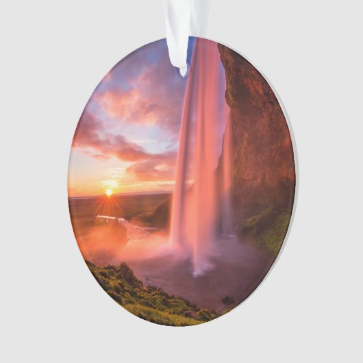 Waterfalls | Seljalandsfoss Waterfall Ornament (voorkant)