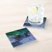 Waterfalls | Skógafoss Waterfall Glazen Onderzetter (Schuin)