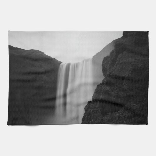 Waterfalls | Skogafoss Waterfall, Iceland Theedoek (Horizontaal)