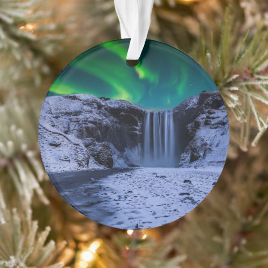Waterfalls | Skógafoss Waterfall Ornament (Boom)