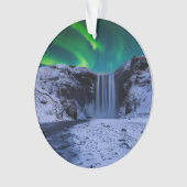 Waterfalls | Skógafoss Waterfall Ornament (voorkant)