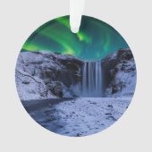 Waterfalls | Skógafoss Waterfall Ornament (voorkant)