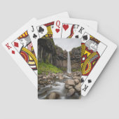 Waterfalls | Svartifoss Waterfall, South Iceland Pokerkaarten (Achterkant)