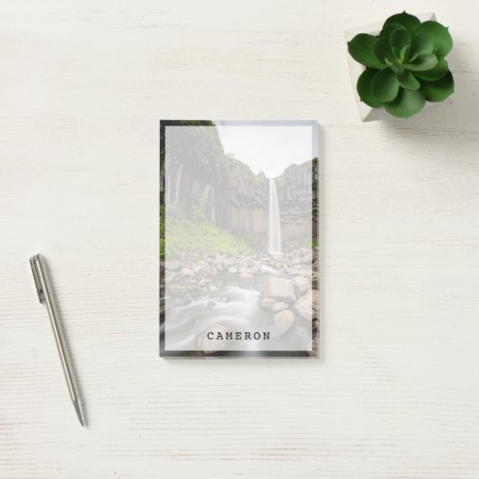 Waterfalls | Svartifoss Waterfall, South Iceland Post-it® Notes (Kantoor)