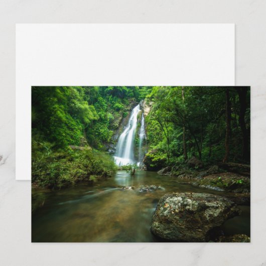 Waterfalls | Tamnung Waterfall, Phuket Thailand Bedankkaart (Voorkant / Achterkant)