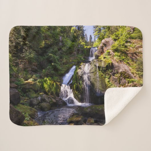 Waterfalls | Triberger Wasserfälle, Germany Sherpa Deken (Voorkant (horizontaal))