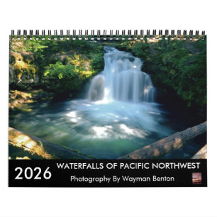 WATERFALLS VAN DE PACIFIC NORTHWEST Kalender