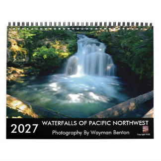 WATERFALLS VAN PACIFIC NORTHWEST 2027 Kalender