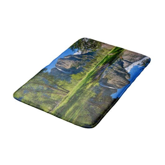 Waterfalls | Yosemite Falls, California Badmat (Gekanteld)