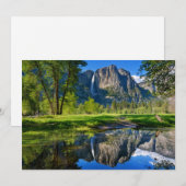 Waterfalls | Yosemite Falls, California Bedankkaart (Voorkant / Achterkant)