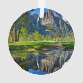 Waterfalls | Yosemite Falls, California Ornament (achterkant)