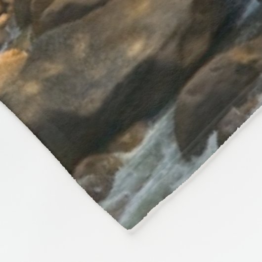 Waterfalls | Yosemite National Park Fleece Deken (Hoek)