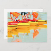 Waterfietsen Briefkaart (Voorkant / Achterkant)