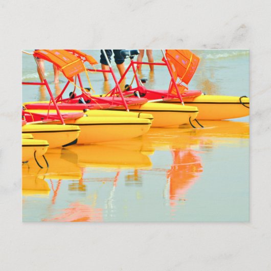 Waterfietsen Briefkaart (Voorkant)