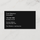 Waterfilters en testdiensten visitekaartje (Achterkant)