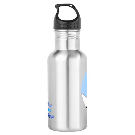 Waterflacon (18 oz): MLML 50e golf Waterfles (Achterkant)