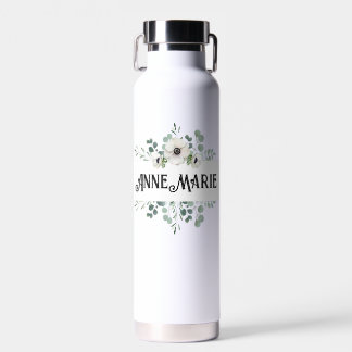 Waterflacon met Eucalyptus en Anemone Design Waterfles