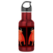 Waterfles (18 oz) - Roestvrij stalen waterfles (Voorkant)