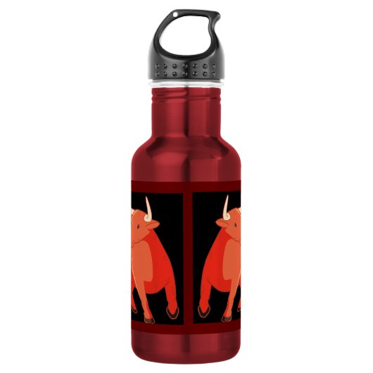 Waterfles (18 oz) - Roestvrij stalen waterfles Waterfles (Voorkant)