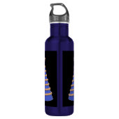 Waterfles (24 oz) - Roestvrij stalen waterfles Waterfles (Achterkant)