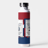 Waterfles 4 juli 250ste Rood Wit Blauw (Links)