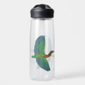 Waterfles (750ml) - Groene Reiger (Voorkant)