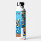 Waterfles - Axolotls onder de S - Buellton.Art (Links)