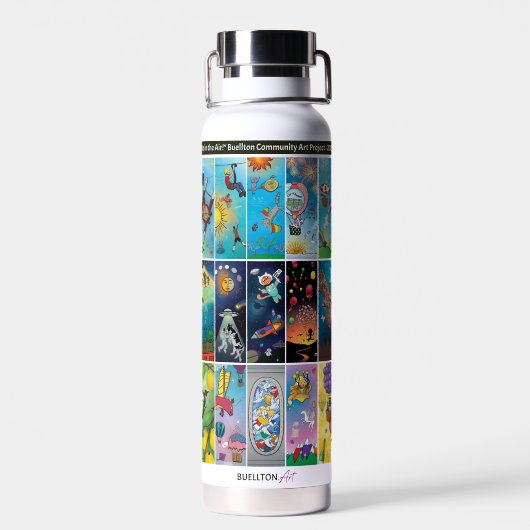 Waterfles - Beaming Up (Achterkant)