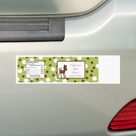 Waterfles Bos Vrienden Vogelherten Bumpersticker (Op auto)