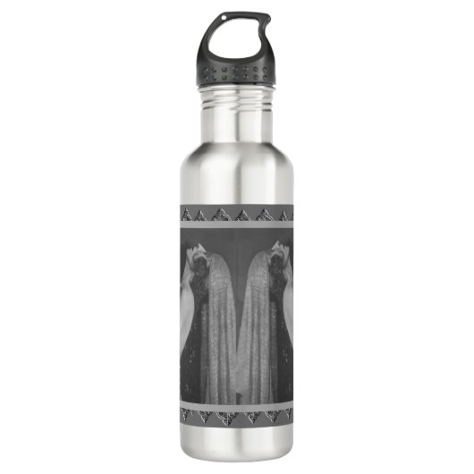 Waterfles  Deco dansers (Voorkant)