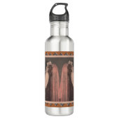 Waterfles  Deco dansers (Voorkant)