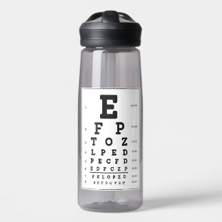 Waterfles Eye Chart