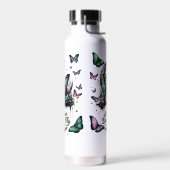 Waterfles | Fairycore bloemige geïsoleerde fles (Links)
