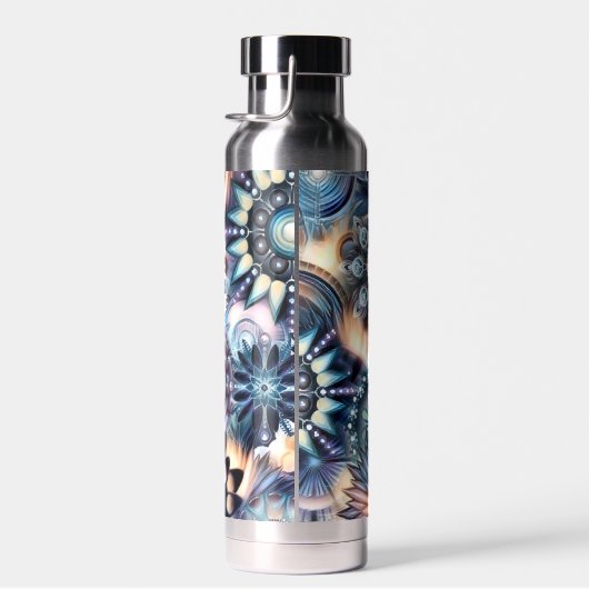 Waterfles geïsoleerde custom design yoga gear (Rechts)