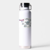 Waterfles geïsoleerde tumbler (Achterkant)