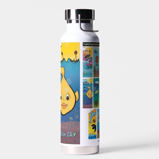 Waterfles - Goldie Fish - Buellton.Art (Links)