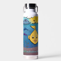 Waterfles - Goldie Fish - Buellton.Art