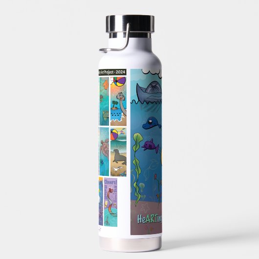 Waterfles - Goldie Fish - Buellton.Art (Rechts)