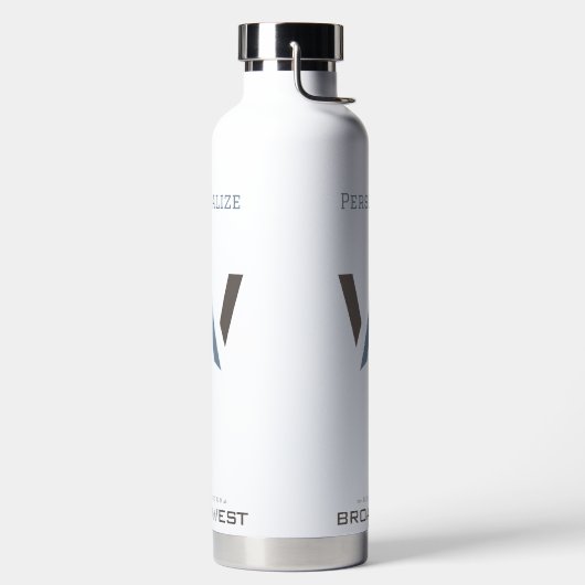 Waterfles - grote Logo (Links)