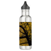 Waterfles Herfst Yellow Tree Painting (Links)