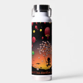 Waterfles - In de Flow (Voorkant)