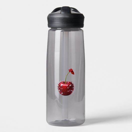 Waterfles in kersenrockstijl (Voorkant)