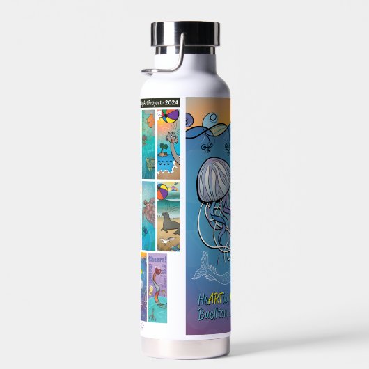 Waterfles - Jelly Waves - Buelton.Art (Rechts)