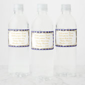 Waterfles Label twin boy & boy, Twin baby shower Waterfles Etiket (Flessen)