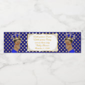 Waterfles Label twin boy & boy, Twin baby shower Waterfles Etiket (Enkel label)